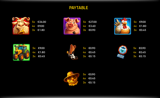 moofo paytable