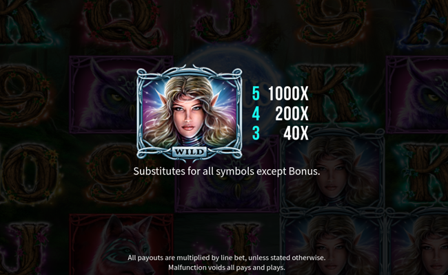 moonlight fortune paytable 2