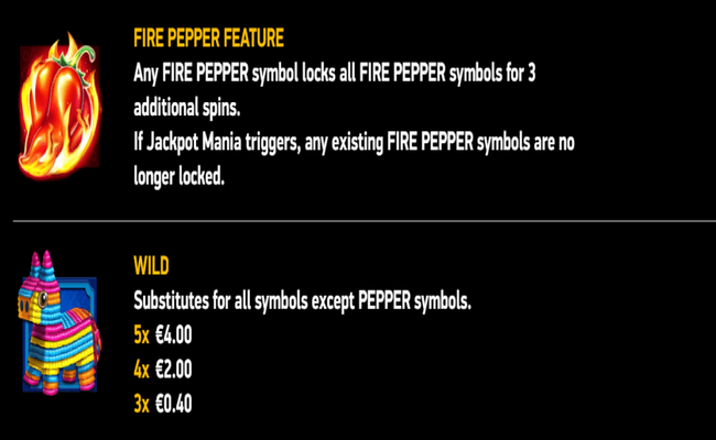 mucho loco habanero paytable2