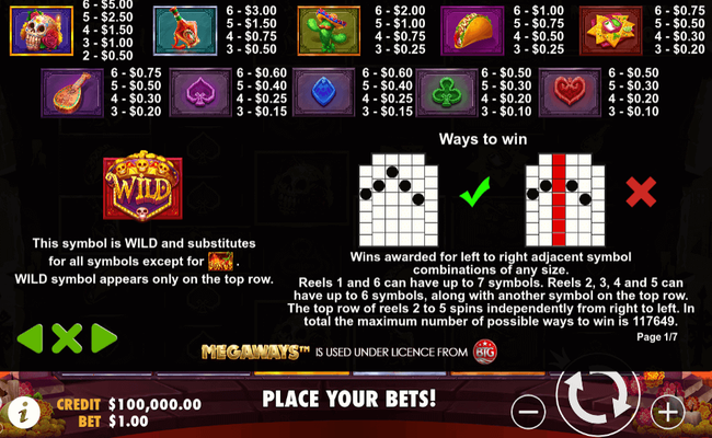 muertos multiplier megaways 1