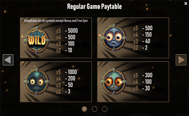mystic phantoms paytable 1