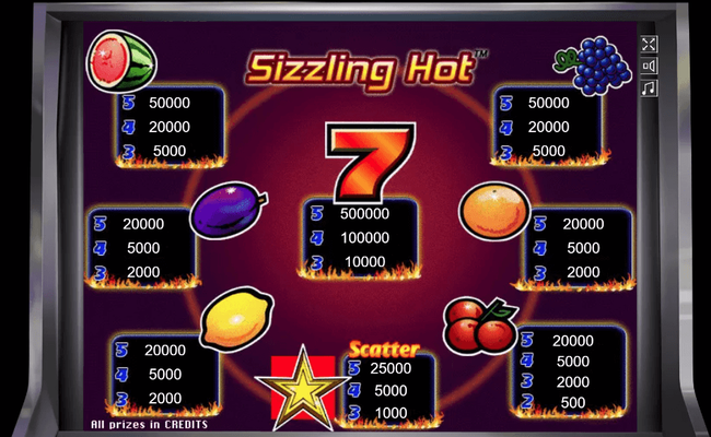 novomatic sizzling hot 1