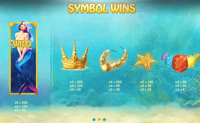 ocean fortune paytable