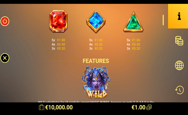 olympus rivals paytable 2