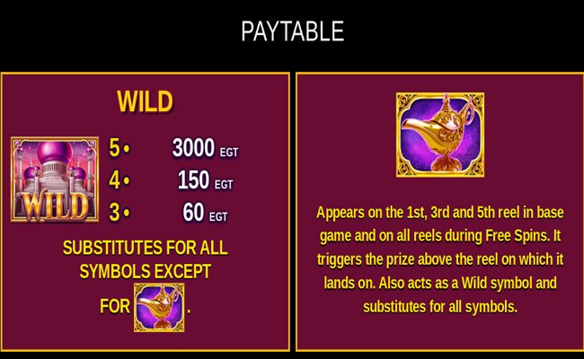 orient story deluxe paytable 1