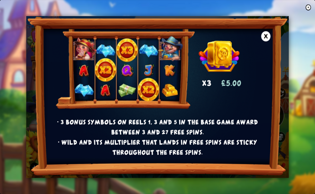 piggy millionaire paytable 1