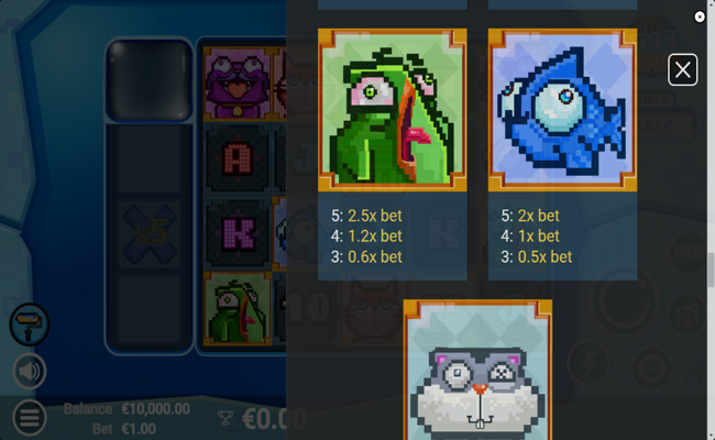 pixel paws paytable 2