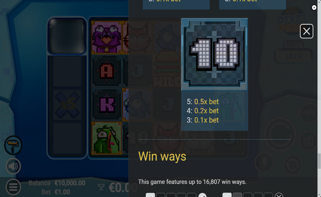 pixel paws paytable 6