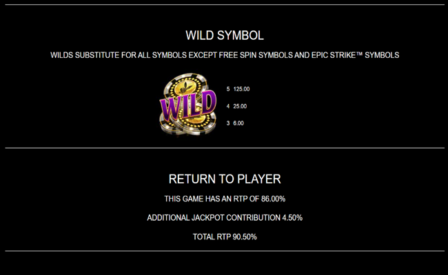 playboy fortunes king millions paytable2