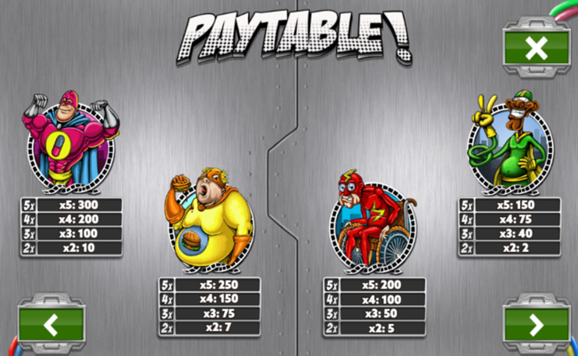 playpearls awesome 5 paytable