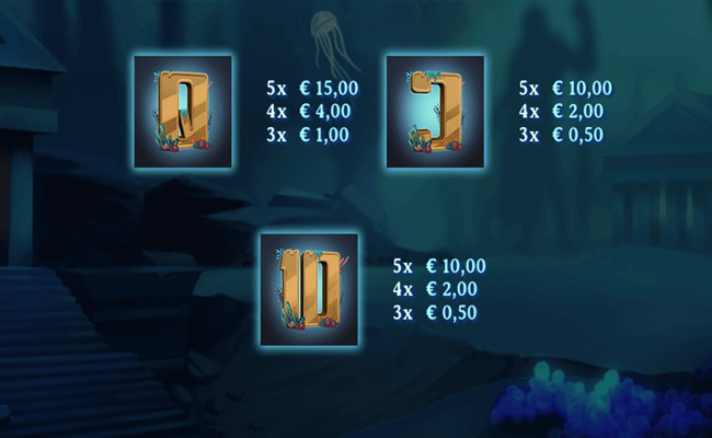 poseidon paytable2