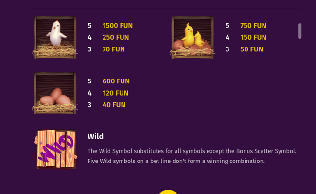 purple fox paytable2