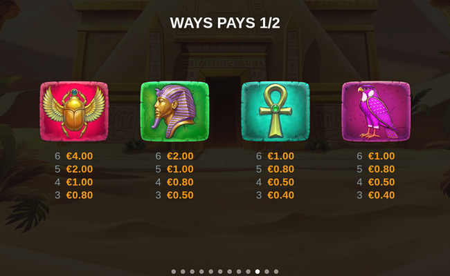 pyramid piggies paytable 1