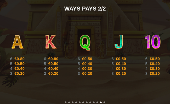pyramid piggies paytable 2