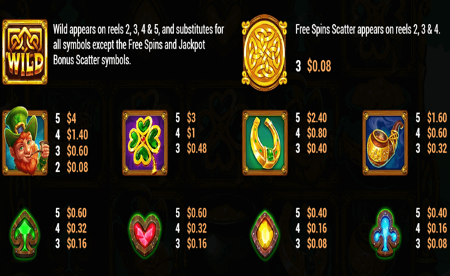 rainbow stacks paytable