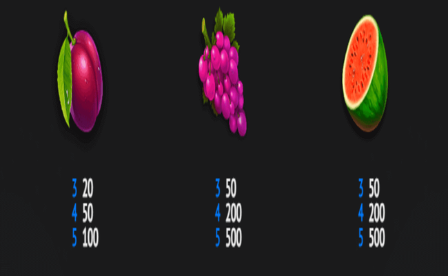 reel diamonds paytable2