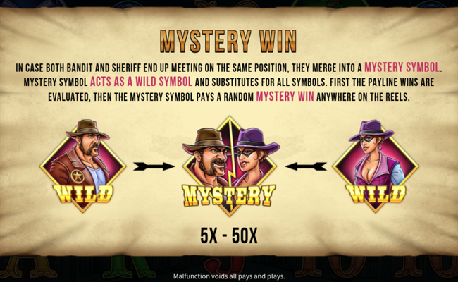 reel sheriff paytable 2