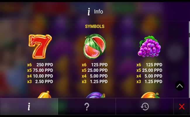 regal spins 100 6 paytable 2