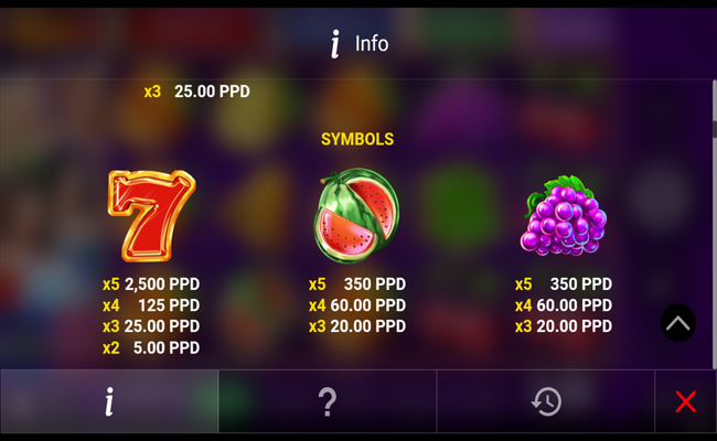 regal spins 10 paytable 2