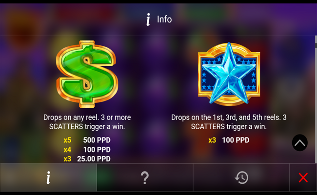regal spins 20 sun link paytable 1