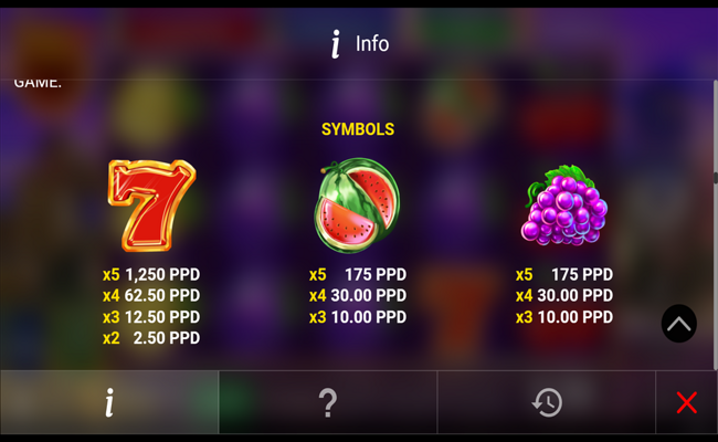 regal spins 20 sun link paytable 2
