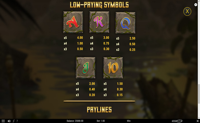 rich wilde and the pearls of vishnu paytable 3