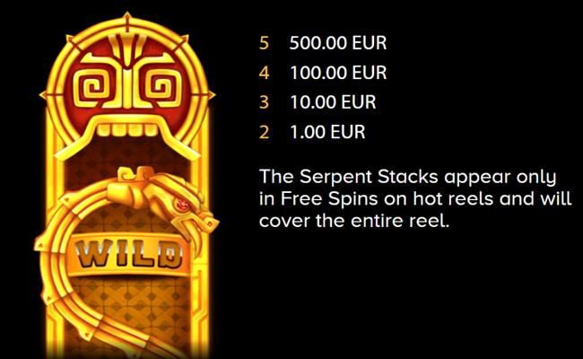 rise of maya paytable 2