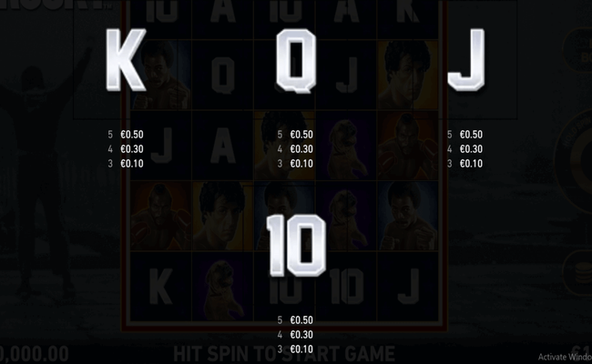 rocky slot paytable2