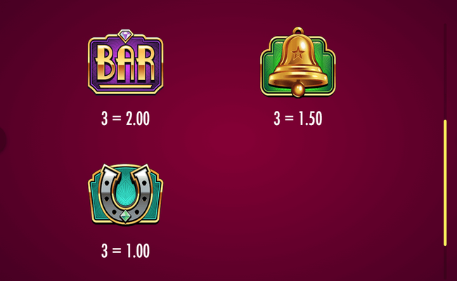 royal gold paytable2