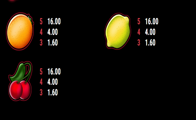 royal seven golden nights paytable2