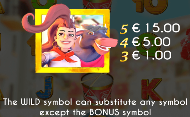 saint fermin paytable 1