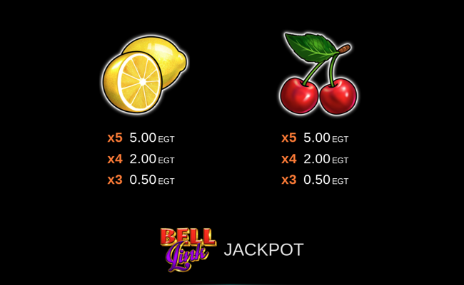 shining crown bell link paytable 4