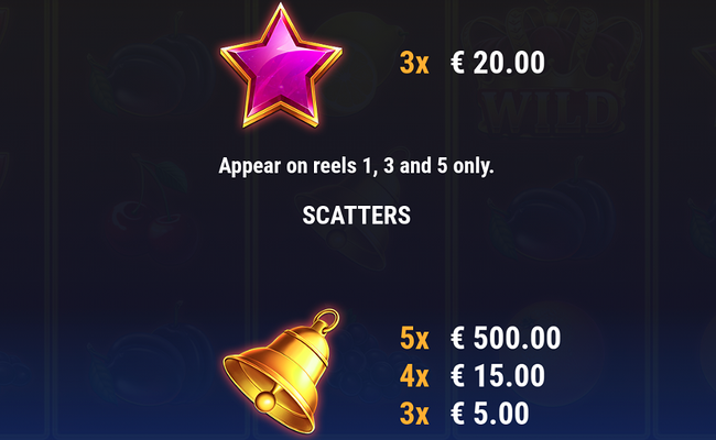 shining royal 5 paytable 3