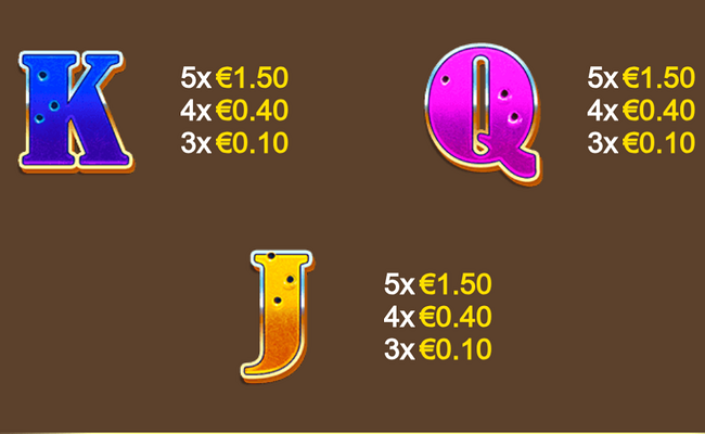 silver bullet bandit collect em paytable 3