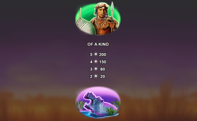 silver lion paytable3