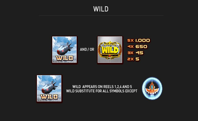 sky strikers paytable 2