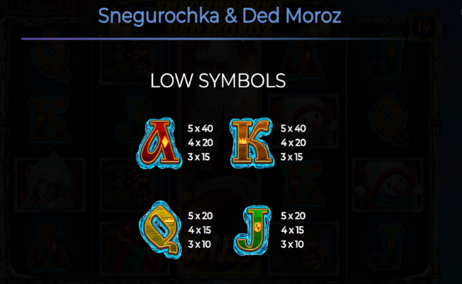 snegurochka and ded moroz paytable 2