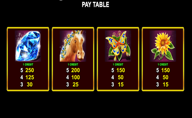 solstice celebration paytable 1