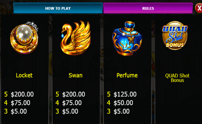 soul queen paytable2