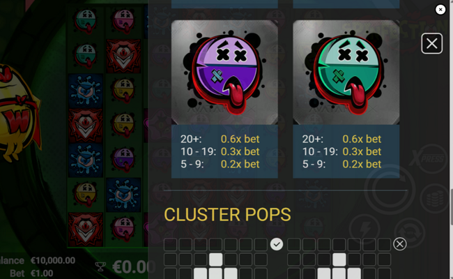 spinfection paytable 4