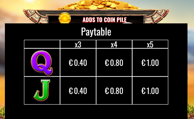 starlight jackpots bison rush paytable 5