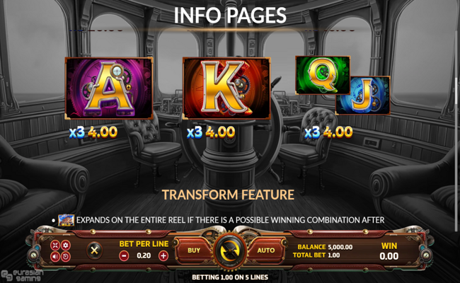 steamboat ride hold and win paytable 2