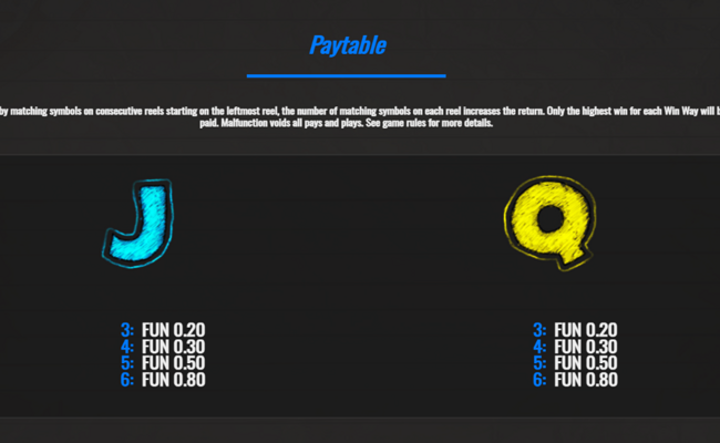 stickman cash paytable 5