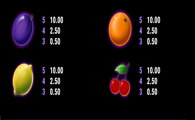sticky diamond paytable2