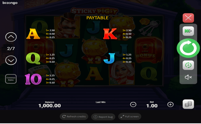 sticky piggy paytable2