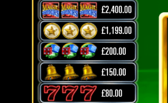storm gaming technology magic tricks paytable 1