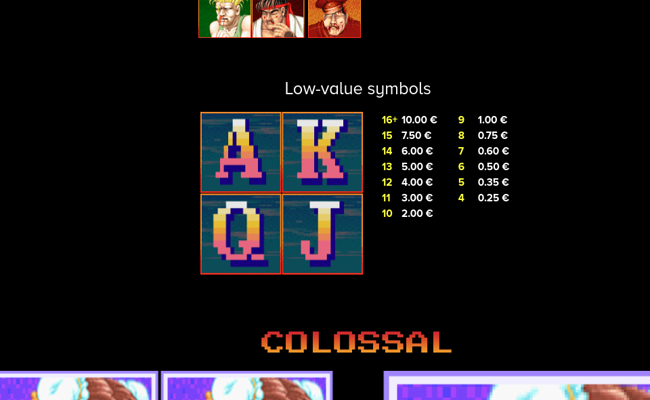 street fighter ii the world warrior paytable 3