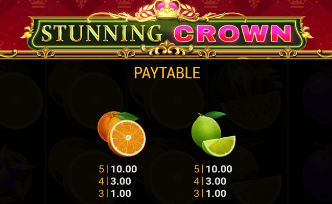 stunning crown paytable3