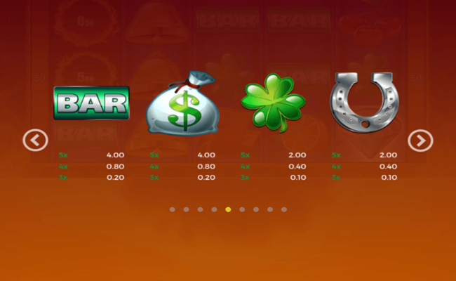 sunfire paytable2