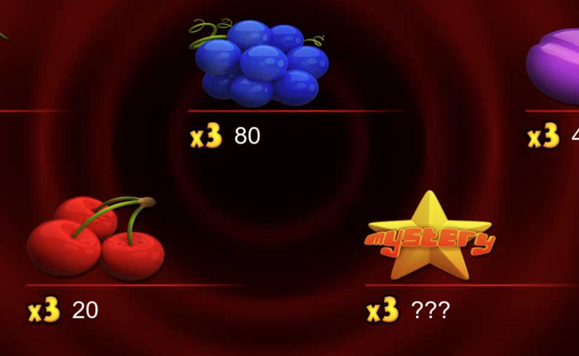 super fruit paytable 2